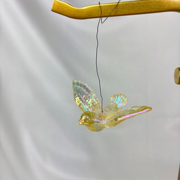 Iridescent Acrylic Birds Doves Sun Light Catcher Ornaments Set of 8 - Picture 2 of 7